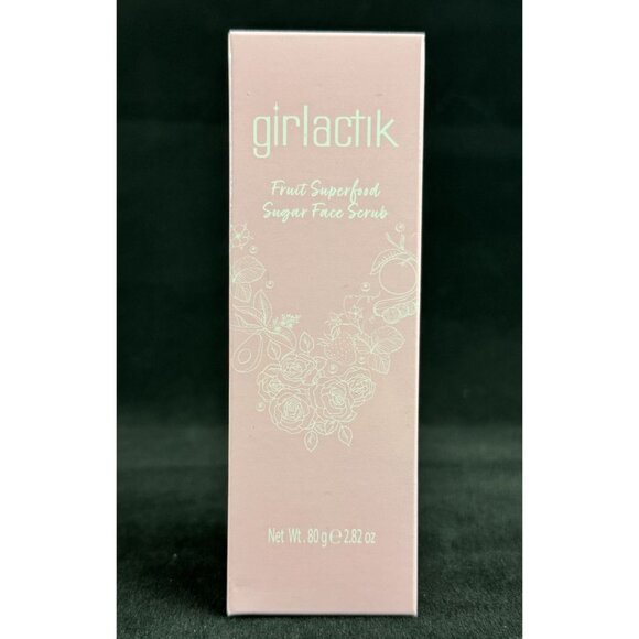 Girlactik Other - Girlactik Fruit Superfood Sugar Face Scrub Antioxidants Full Size 2.82 oz NEW